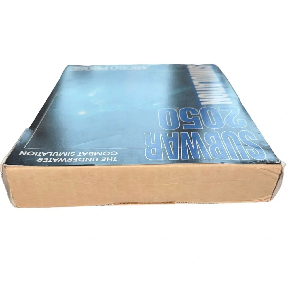 Subwar 2050 Simulation (PC, 1993) Underwater Combat Simulation Vintage